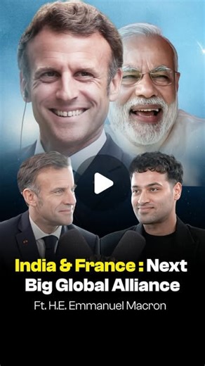 Figuring Out with Raj Shamani | Comment ‘France’ and I’ll personally DM you the full conversation. Do you think India–France partnerships can genuinely shift global power... | Instagram | Shashank Shukla