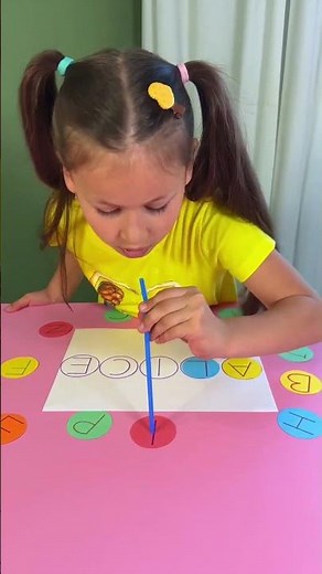 🔤 DIY WORD Spelling Game for Kids #shorts #learning
