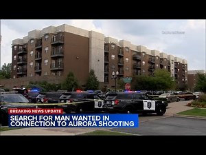 Manhunt underway after double shooting at Aurora apartment complex