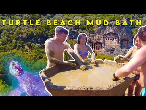 Marmaris Turtle Beach Excursion | Dalyan Mud Bath Trip - Family Holiday | Turkey 2023 4k