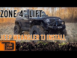 2002 Jeep Wrangler TJ 4" Zone Suspension Lift Install