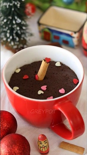 Hot Chocolate Mug Cake Recipe | Easy 1-Minute Christmas Dessert