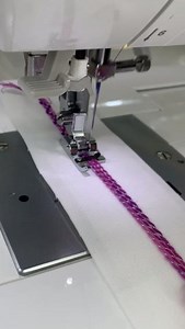 3.1K views · 64 reactions | Who said sewing was only for thread and fabric? Expand your creativity by adding cords, thin braids, yarn, and more to your project! A cording foot stitches over your cord to attach it to your fabric. Pro tip: Try experimenting with decorative stitches and different types of cords to make this technique your own! | Singer North America | Facebook