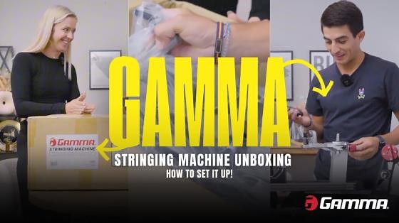Gamma Tennis Stringing Machine - Unboxing and Instructions