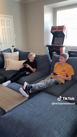 Have you seen the @Lovesac Sactionals?! It’s the coolest, comfiest, most functional couch.🙌🏻🛋️ Our favorite feature is its modular design. It can be customized and configured in so many different ways, and the different pieces made getting it up to our second-story game room a breeze. And since this is our game room couch, having washable covers was a must!🫧 We love watching movies with the built-in StealthTech for a fully immersive sound experience!🙌🏻🔉 Go to lovesac.com to configure your