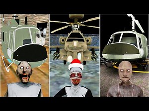 Granny 1 2 3 All Helicopter Escape Full Gameplay