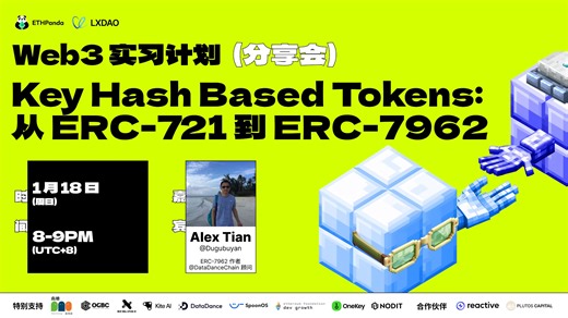 Web3 实习计划（冬季）：Key Hash Based Tokens: 从 ERC-721 到 ERC-7962