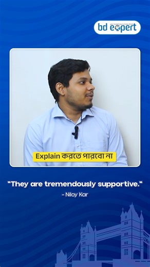 UK Study visa success Niloy Kar has shared his UK visa success experience with BD Expert Education | BD Expert Education