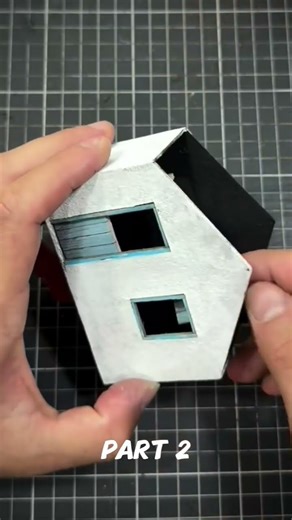 I Built a Hyper-Realistic House in my backyard #shorts #diorama #diy