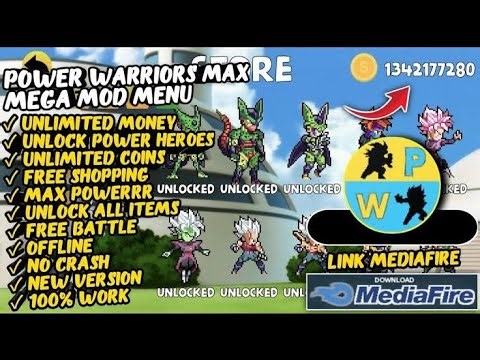 power warriors mod apk all characters unlocked / power warriors mod apk unlimited money 🤑