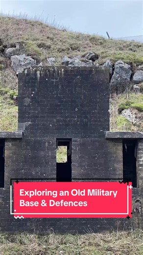 Exploring an Old Military Base & Defences. Munitions were stored in tunnels beneath the base. Chemical weapons including mustard gas were destroyed on the base causing significant contamination. Watch the full video on my YouTube channel for more! #ruin #abandonedplaces #militarybase #exploring