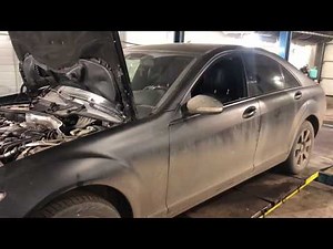 Mercedes W221 om642 DPF off ( рабочие моменты)