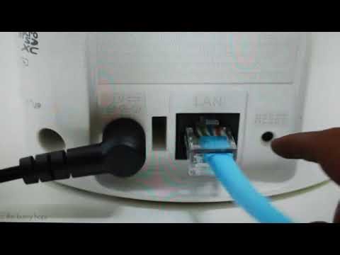 Hard Reset Panasonic HomeHawk Access Point