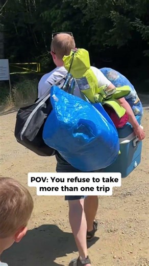 It was made for groceries but I use em on every trip we take.