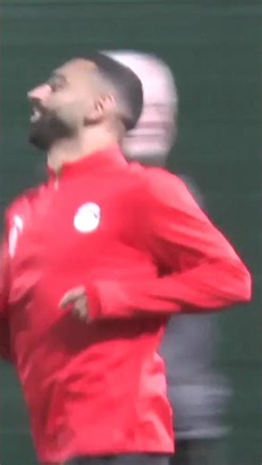 Mo Salah ALL SMILES in Egypt training 😁