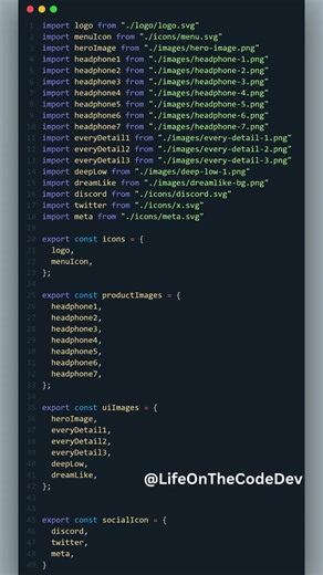 Clean Asset Management in React | Organizing Images & Icons the Right Way | @LifeOnTheCodeDev