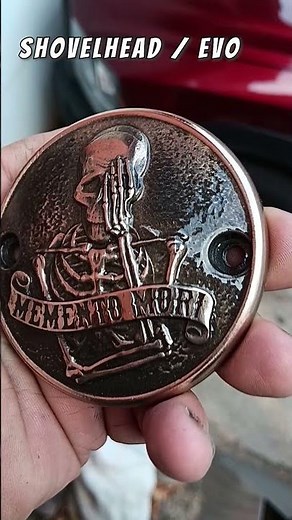 Memento Mori Custom Timing Cover for Harley-Davidson Motorcycles