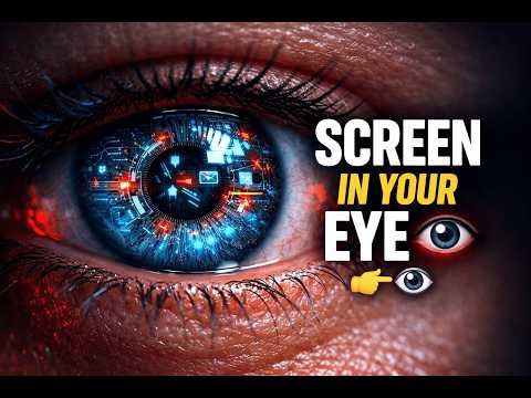 Your Eye Will Become a Display 👁️ Smart Lens Technology