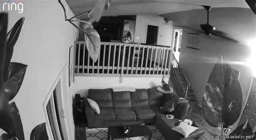 He caught his girlfriend cheating on him in his own house through a hidden camera while he was deployed few days ago