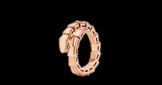 Serpenti Viper Ring Rose gold | Rings | Bulgari Official Store