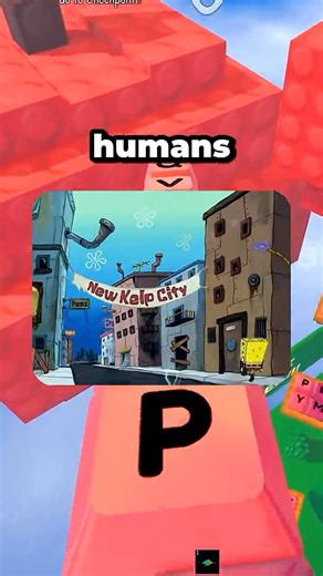 The Dark Secret of Bikini Bottom! 🏝️ #shorts #cartoon #roblox