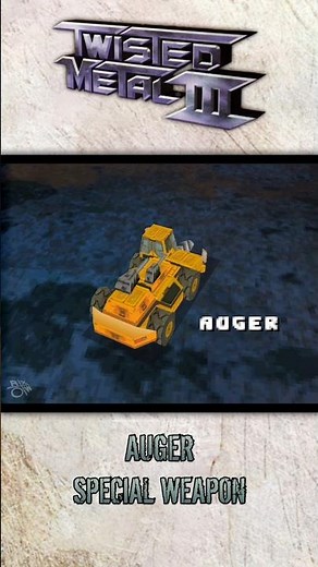 Auger Special Weapon - Twisted Metal 3 Gameplay | PS1
