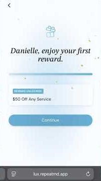 LUX VIP App Tutorial: How to Send a Referral & Claim Your $50 Reward #skincare #beauty #medicalspa