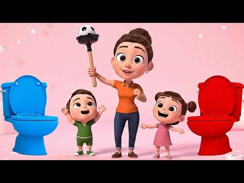 Don't put toys in the potty ! Camp Youtube! | YoYo Nursery Rhymes & Kids Songs