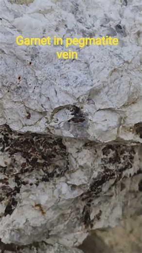 Garnet l Tourmaline l #crystals #field_geology #geology #gemstone #geologist #explore #travel