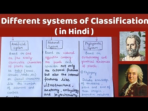 Artificial System , Natural System and Phylogenetic System of Classification | By All About Biology