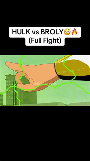 YT:Animation ni Al #hulk #dragonballz #animefight | broly