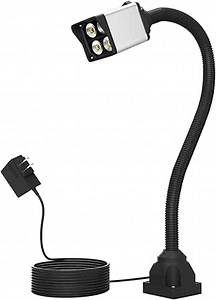 Led Machine light Lathe Light,16w Flexible Work Shop light IP66 Waterproof 1600 Lumens 110V-220V