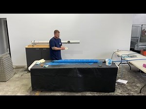 Video 2/4 How to prepare a drain pipe relining sleeve. In this Video Chris demonstrates the process.