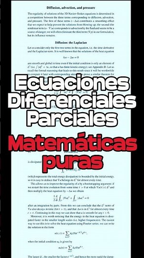 ECUACIONES DIFERENCIALES PARCIALES ❤️