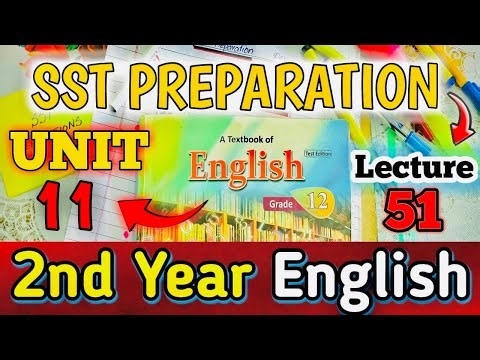 2nd year English | SST Preparation | Lecture 51