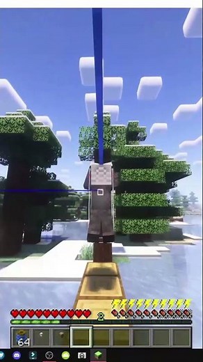 HOW TO USE THE ZIP LINE IN THE PARCOOL MOD FOR MINECRAFT