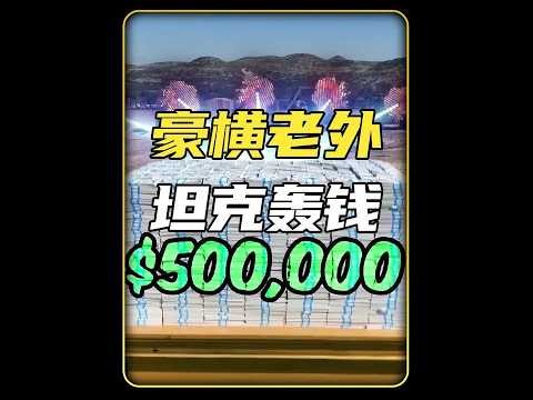 老外豪横整活儿，50万美金说烧就烧，小伙错失翻身良机 #纪录片解说 #mrbeast #mrbeast挑战
