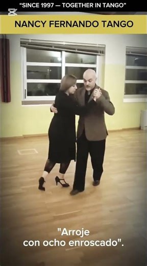 Tango ~ "Arroje con ocho enroscado." - Nancy Fernando Tango #tango