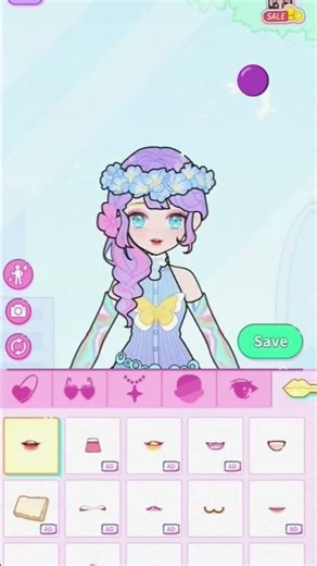 purple 💜 colour challenge 💝🎁# anime dress up ❤️