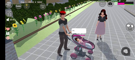 88K views · 1.2K reactions | Tutorial to put your baby on the stroller  | Sakura School Simulator | Facebook