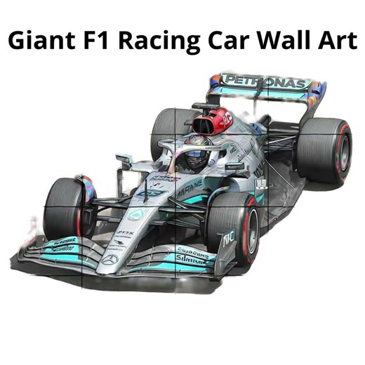 Building a MASSIVE F1 Mural (16 Pages DIY!) 🏁 #shorts