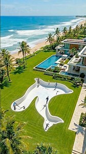 Luxury Backyard Transformation: Double Dolphin Pool 😍