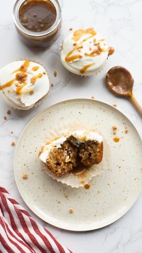 Sticky Toffee Pudding Cupcakes
