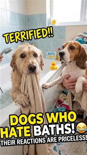 Ranking dogs who hate baths moments 🛀 | Part 2