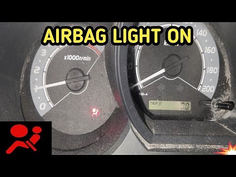 How to Fix SRS Airbag Warning Light on Dashboard/Toyota Hilux