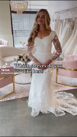 There are SO many variations of sleeve styles in the wedding industry and we have every type available for you at our Salt Lake City, Utah bridal boutique✨ The best part? If you see a gown you LOVE, but prefer a different sleeve style, our entire modest collection is customizable and you can absolutely have your PERFECT GOWN, bride-to-be! With exclusively curated designer wedding gowns only available at The Blushing Bride Boutique, Salt Lake City, these exquisite gowns are handcrafted to perfect