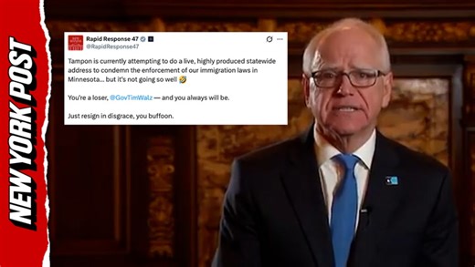 Watch Gov. Tim Walz's disastrous live speech on ICE enforcement