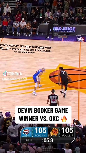 Devin Booker Game-Winner Against Thunder