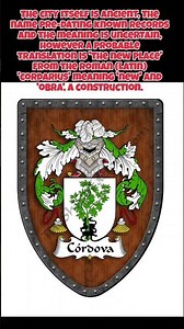 Cordova Surname - Quick Facts #surnames #history #cordova