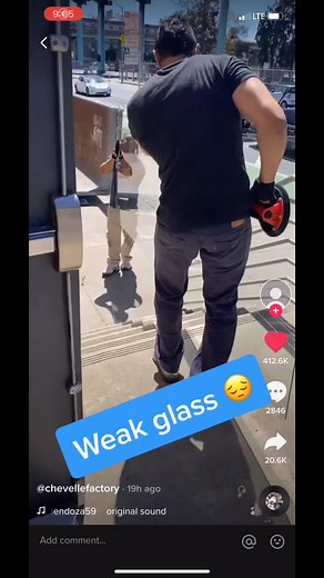 Once again we have the thickest glass in the game 😏 #fyp